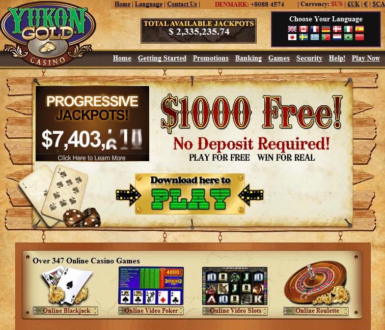Yukon gold casino canada